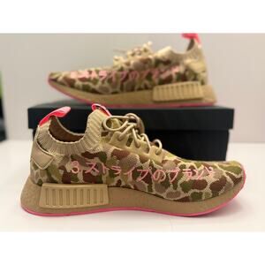 Adidas NMD_R1 Primeknit "Camo Hyper Pop" Pink Camo Sneaker - Size 10.5 Men